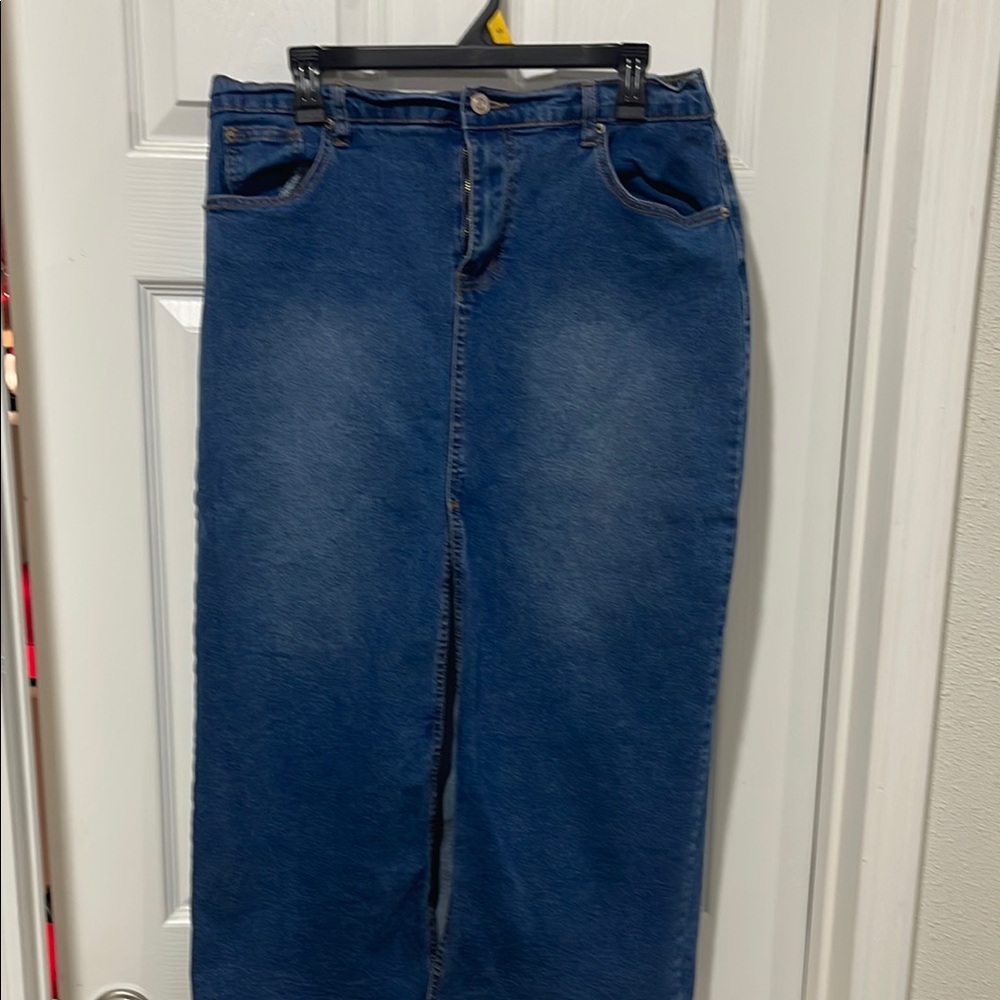 Women's Blue Denim Skirt